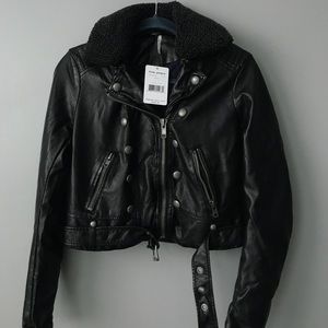 Free People Moto Leather Jacket